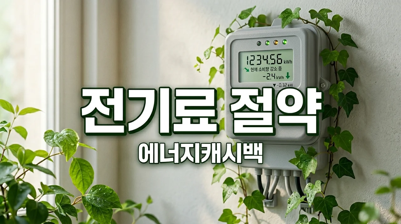 한전 에너지캐시백 신청, 조회 방법: 최대 12만원 전기요금 절약 꿀팁!