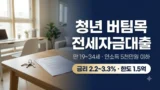 청년 버팀목 전세자금대출 금리와 한도 정리