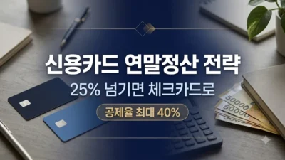 2026년 신용카드 소득공제 한도 정리