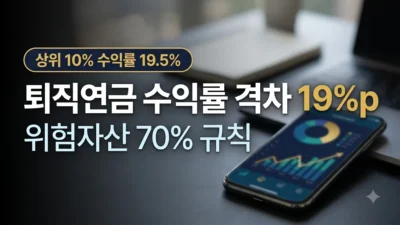 퇴직연금 DC형 수익률 격차와 70% 규칙 정리